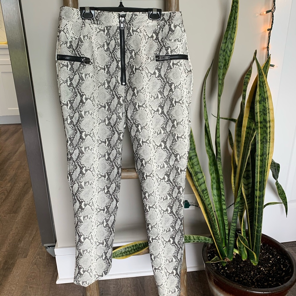 Nasty Gal Snake Skin Pants